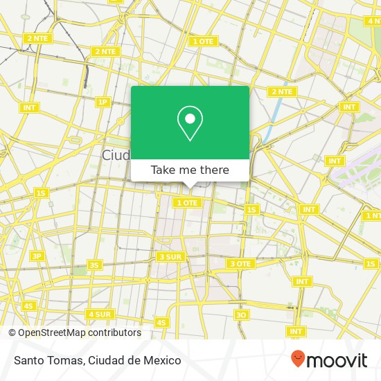 Santo Tomas map