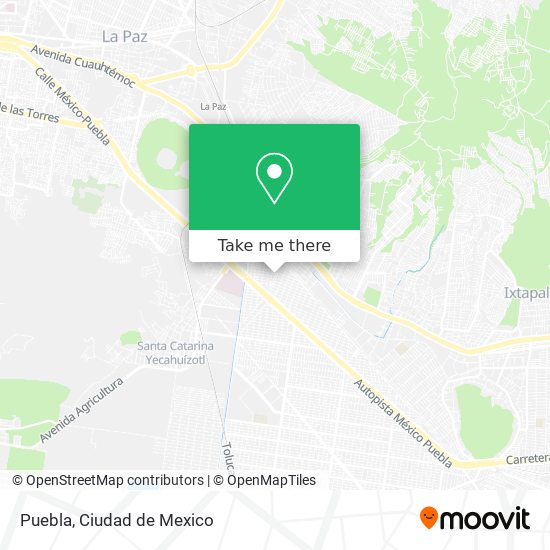 Mapa de Puebla