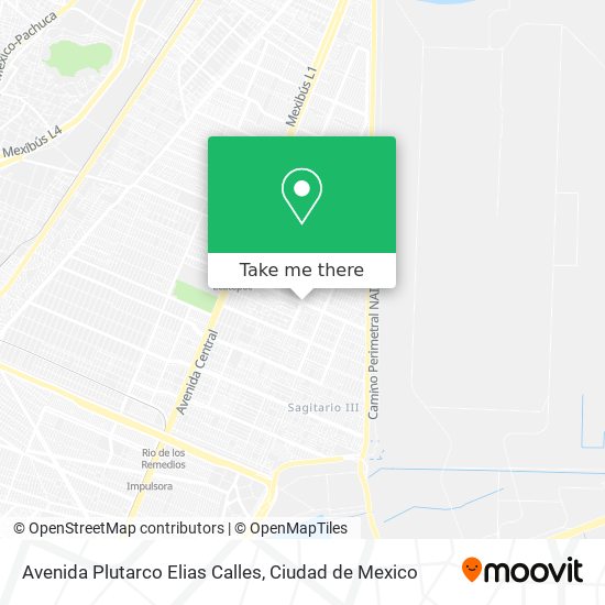 Avenida Plutarco Elias Calles map