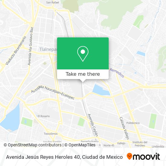 Avenida Jesús Reyes Heroles 40 map