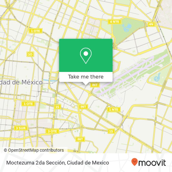 Moctezuma 2da Sección map