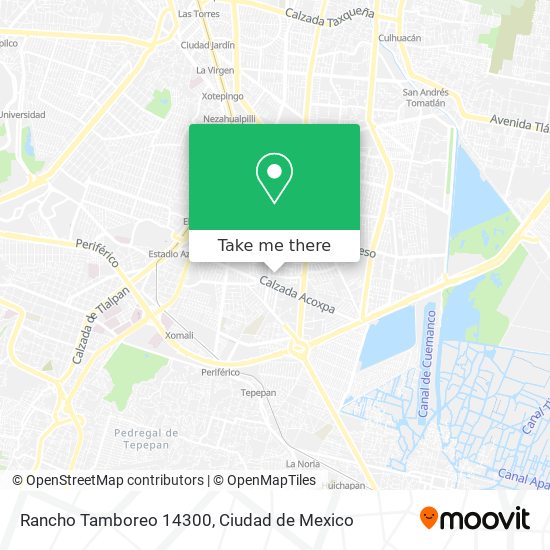 Mapa de Rancho Tamboreo 14300