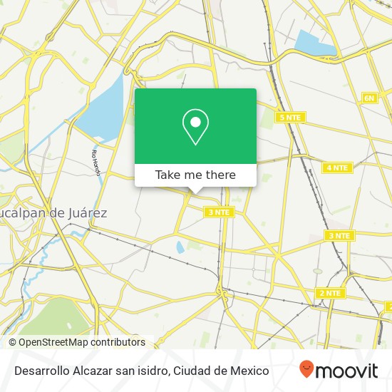 Desarrollo Alcazar san isidro map