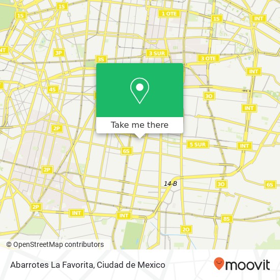 Mapa de Abarrotes La Favorita