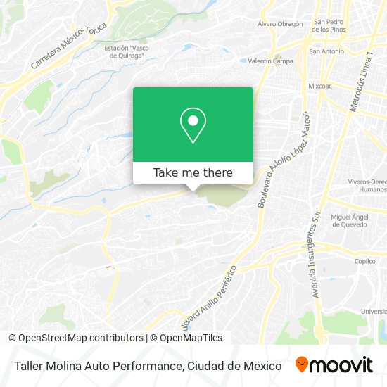 Taller Molina Auto Performance map