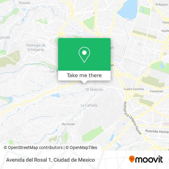 Mapa de Avenida del Rosal 1