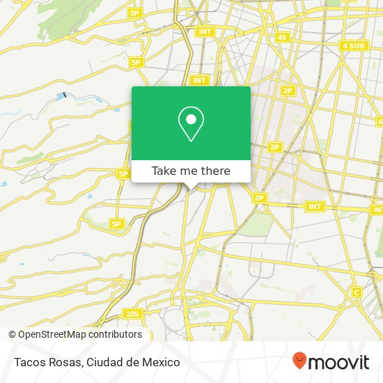 Tacos Rosas map