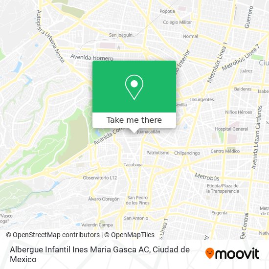 Albergue Infantil Ines Maria Gasca AC map