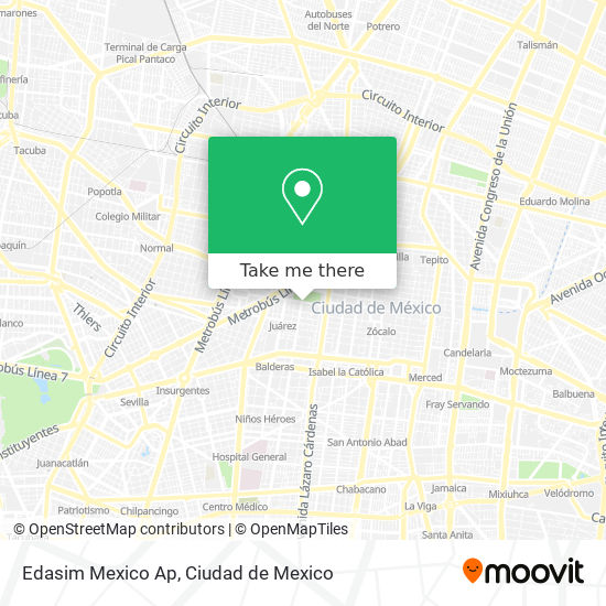 Edasim Mexico Ap map