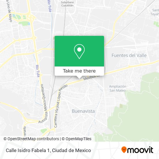 Calle Isidro Fabela 1 map