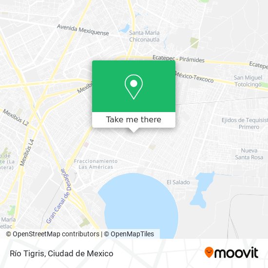 Río Tigris map