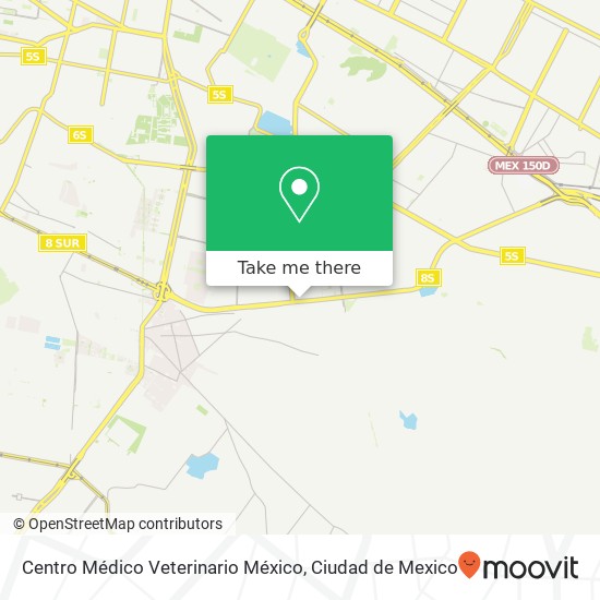 Centro Médico Veterinario México map