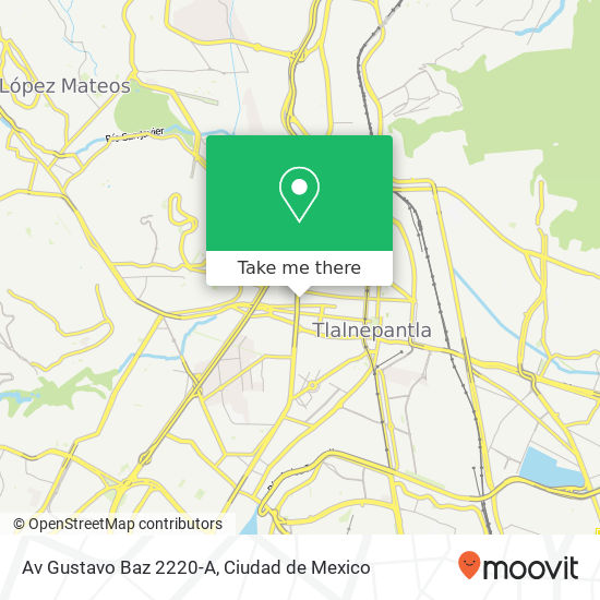 Mapa de Av Gustavo Baz 2220-A