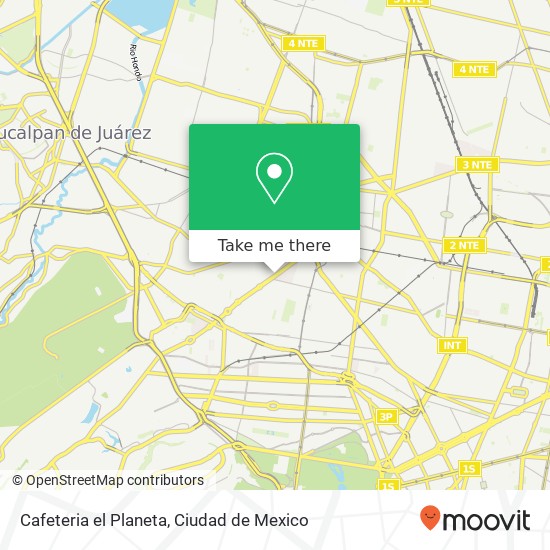 Cafeteria el Planeta map