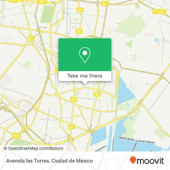 Avenida las Torres map