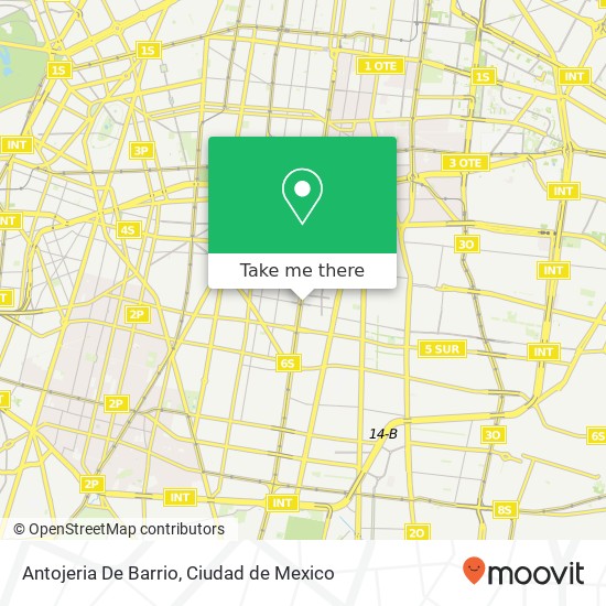 Antojeria De Barrio map