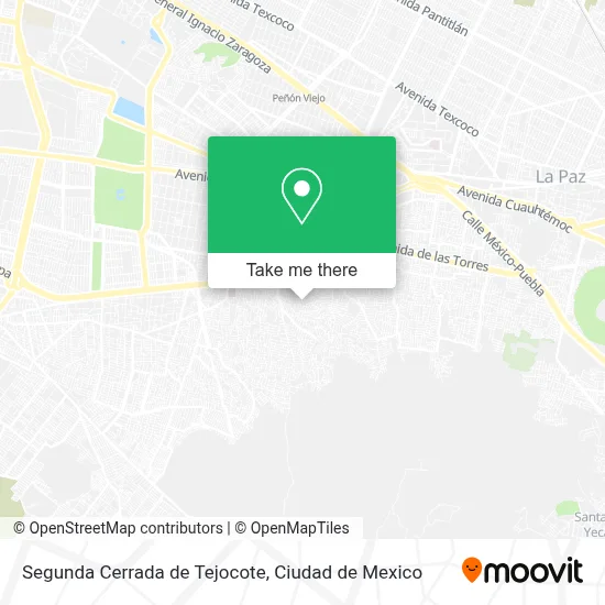 Segunda Cerrada de Tejocote map