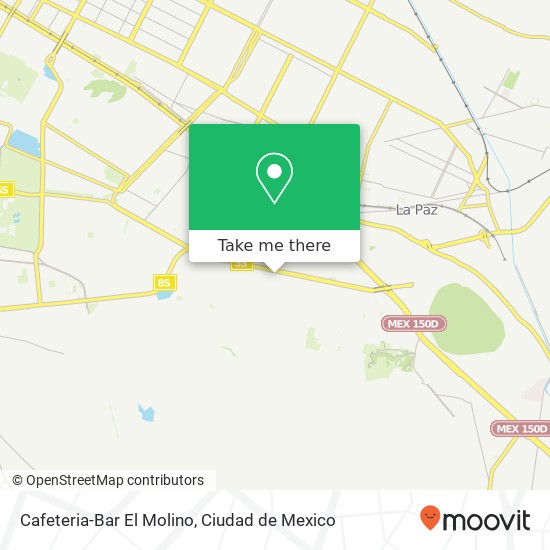Cafeteria-Bar El Molino map