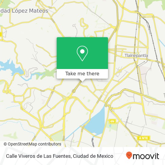 Calle Viveros de Las Fuentes map