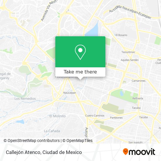 Callejón Atenco map