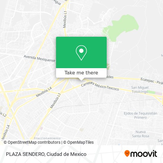 Mapa de PLAZA SENDERO