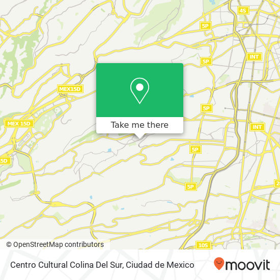 Centro Cultural Colina Del Sur map