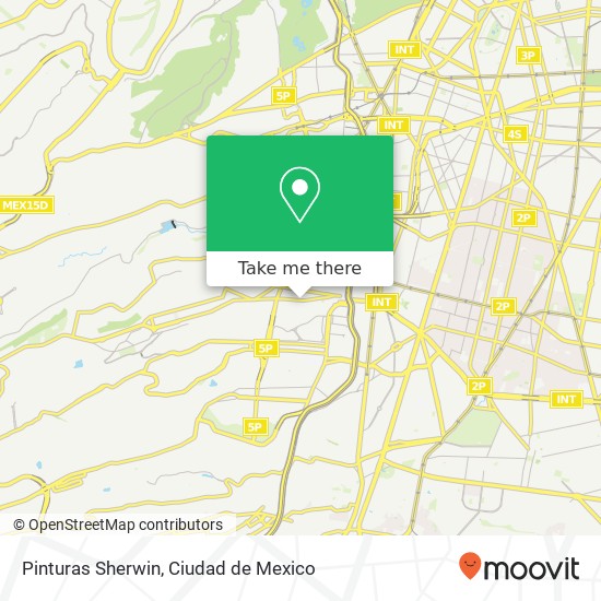 Pinturas Sherwin map