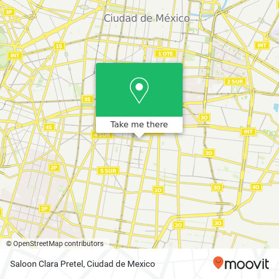 Mapa de Saloon Clara Pretel