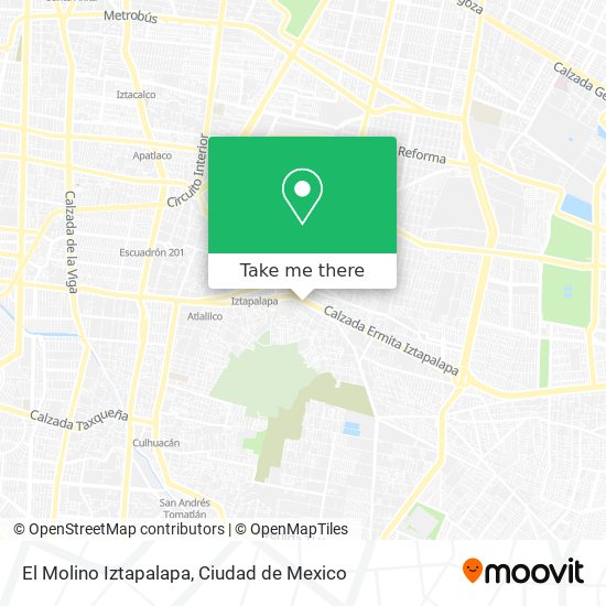 El Molino Iztapalapa map