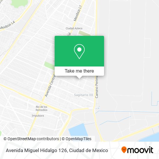 Avenida Miguel Hidalgo 126 map