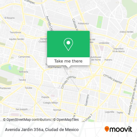 Avenida Jardin 356a map