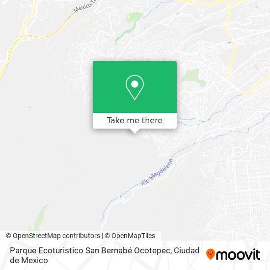 Parque Ecoturistico San Bernabé Ocotepec map