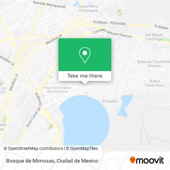 Bosque de Mimosas map