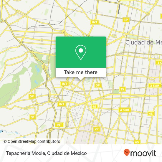 Mapa de Tepacheria Moxie