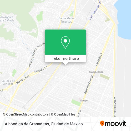 Alhóndiga de Granaditas map