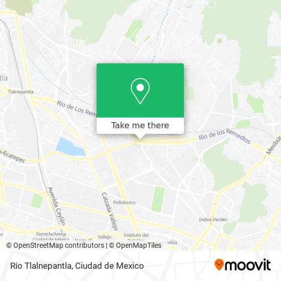 Mapa de Río Tlalnepantla