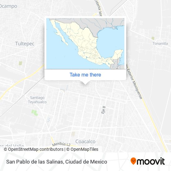 San Pablo de las Salinas map