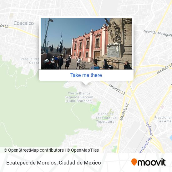 Mapa de Ecatepec de Morelos