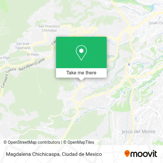 Magdalena Chichicaspa map