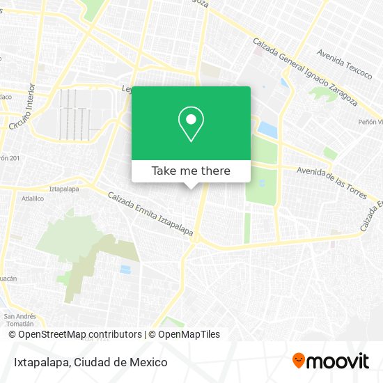 How to get to Ixtapalapa in Iztapalapa by Bus or Metro?