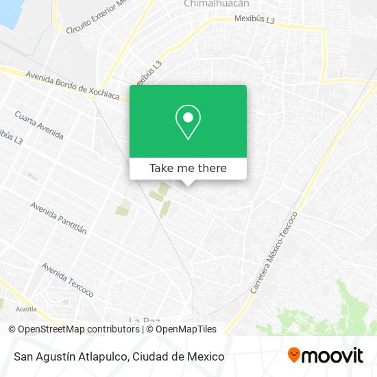 Mapa de San Agustín Atlapulco