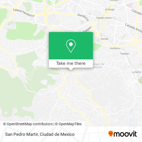 San Pedro Martir map