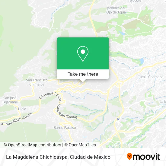 La Magdalena Chichicaspa map