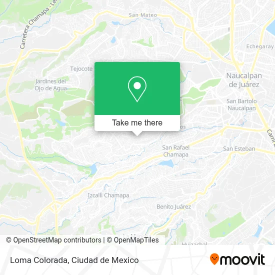 Loma Colorada map