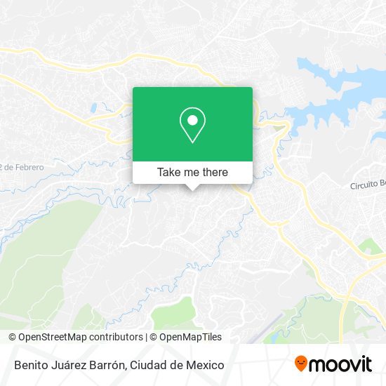 Benito Juárez Barrón map