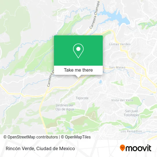 Rincón Verde map