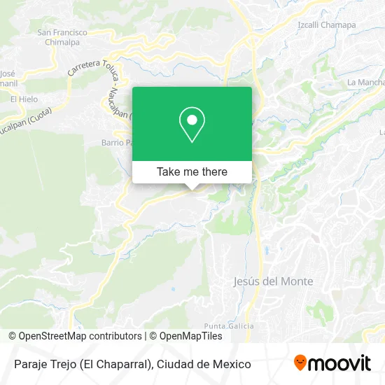 Paraje Trejo (El Chaparral) map