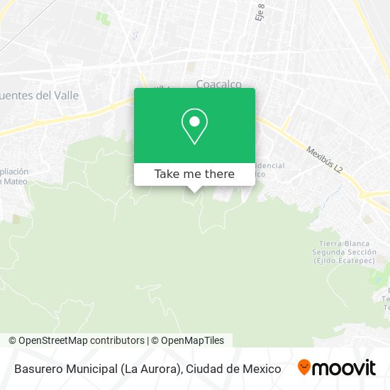 Mapa de Basurero Municipal (La Aurora)