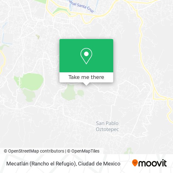 Mecatlán (Rancho el Refugio) map