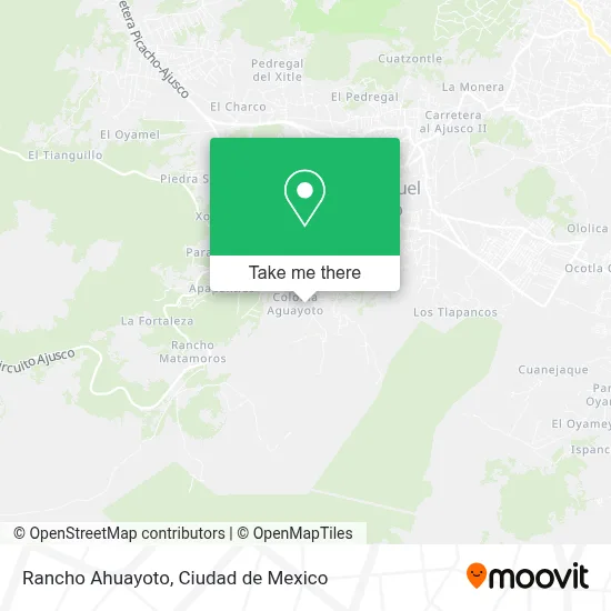 Rancho Ahuayoto map